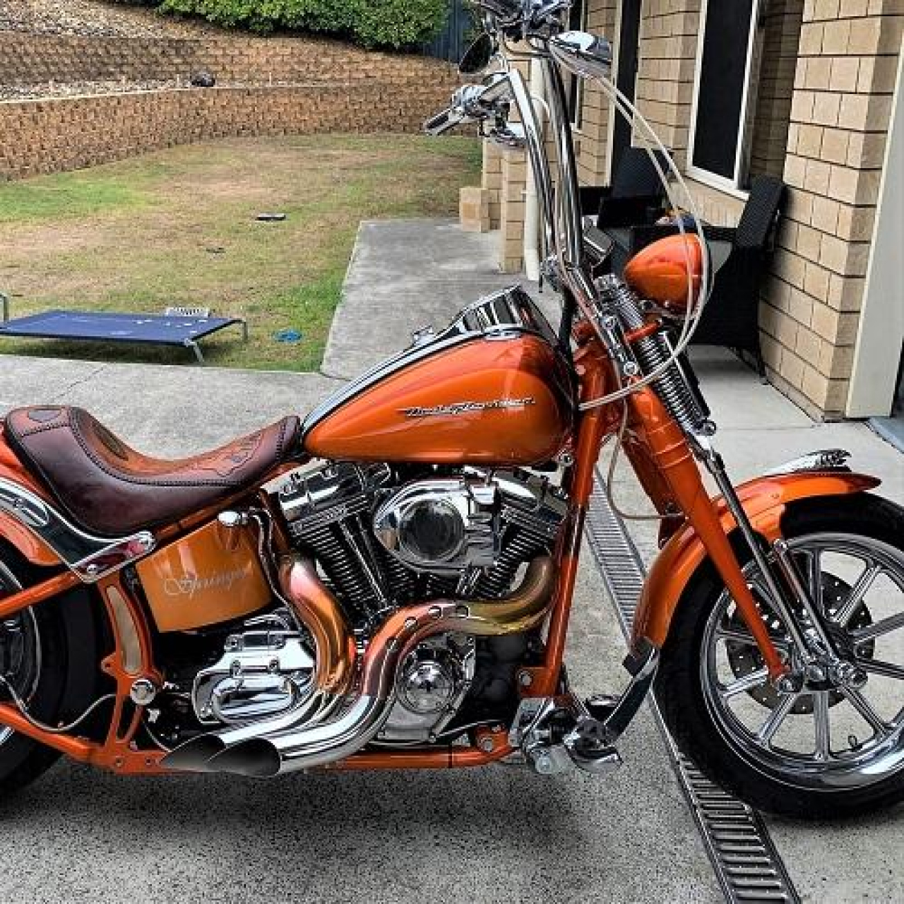 【クリスマスセール】カットバック フルエキゾースト クローム/カッパー