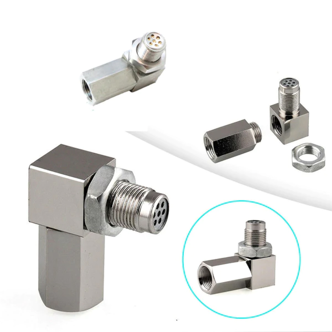 【クリスマスセール】アングル型 18mm O2センサー用レデューサー