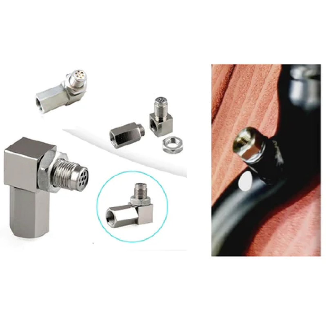 【クリスマスセール】アングル型 18mm O2センサー用レデューサー