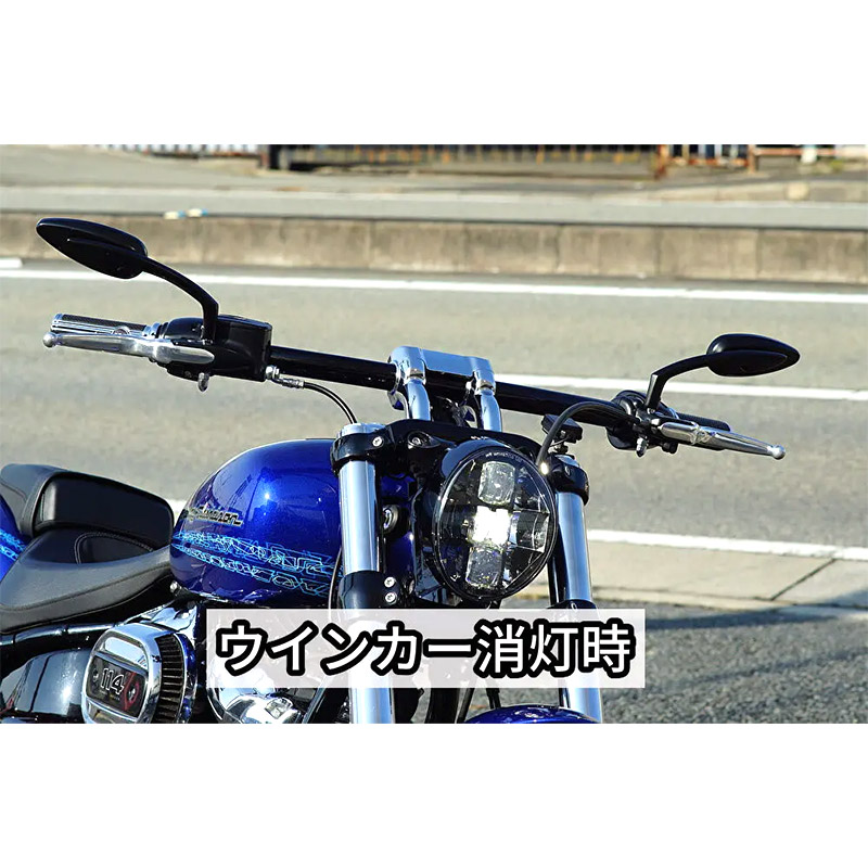 フロントウインカーステー ブラック (ケラーマン製アトー インテグラル用)