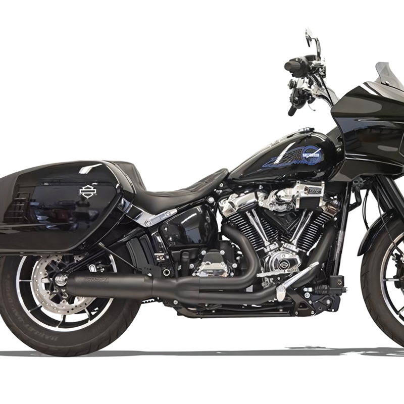 【クリスマスセール】スーパーバイク 2in1 フルエキゾースト マフラー ブラック