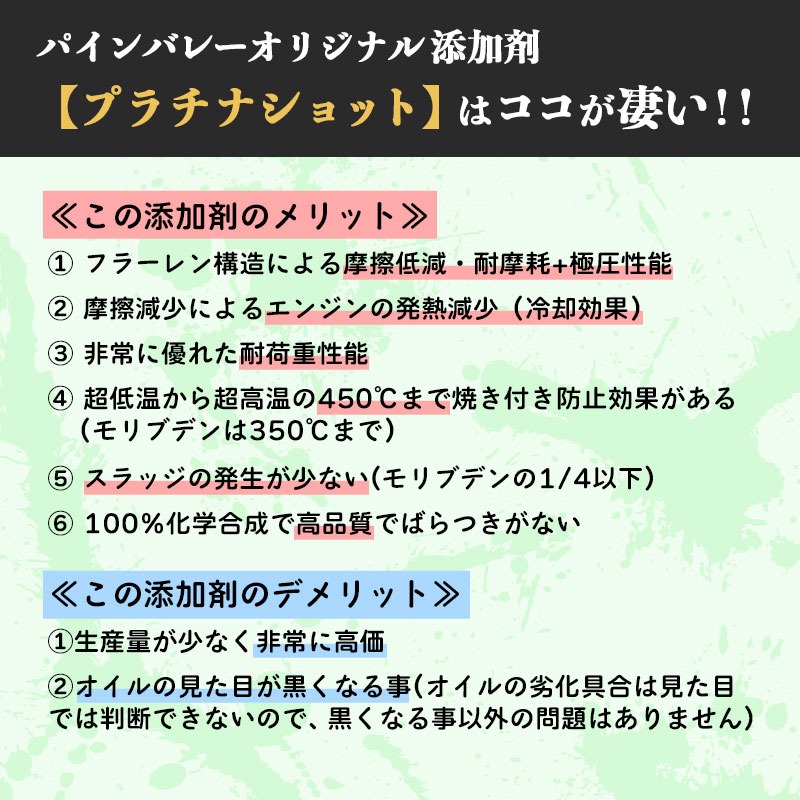 プラチナショット ハーレーが踊り狂う添加剤