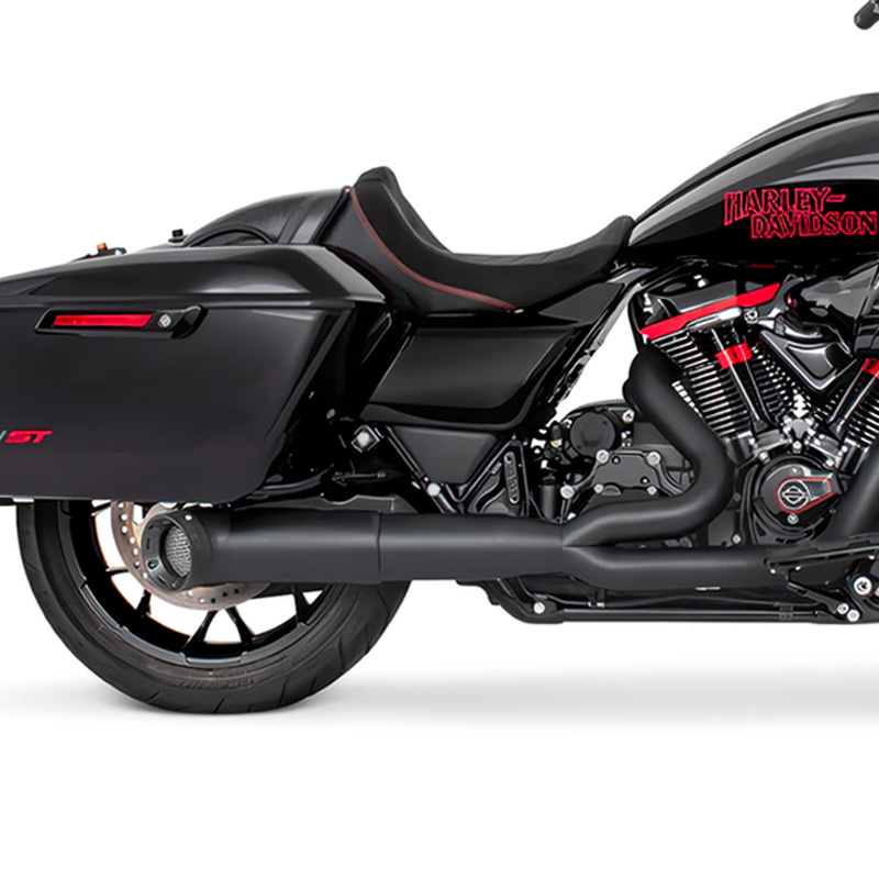 ターンアウト 2in1 フルエキゾーストマフラー ブラック/ストレート