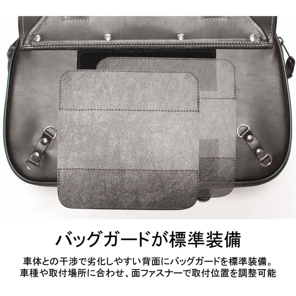 ナイロンサドルバッグ ブラウン