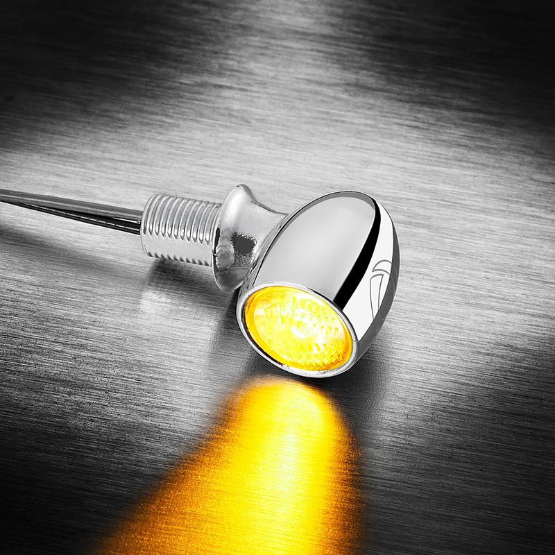 【車検対応】世界最小LEDウインカー バレットアトー クローム/クリア