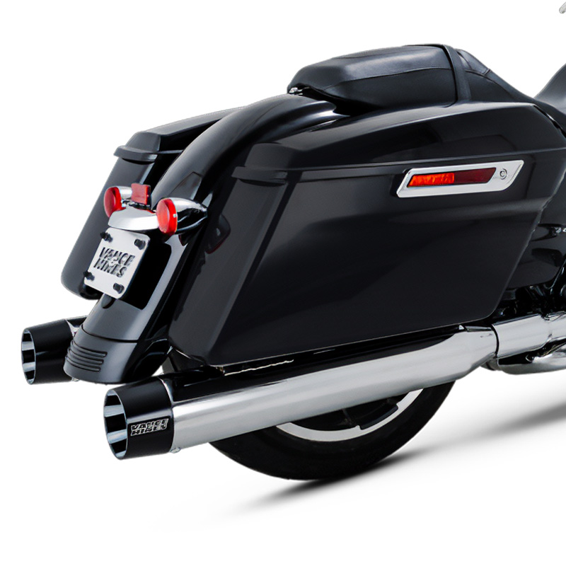 【クリスマスセール】ブラックバード 450 スリップオンマフラー クローム