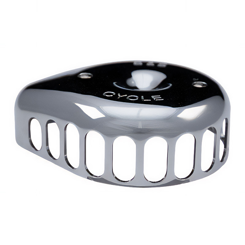 【クリスマスセール】ステルス エアクリーナーキット ミニティアドロップカバー付き クローム