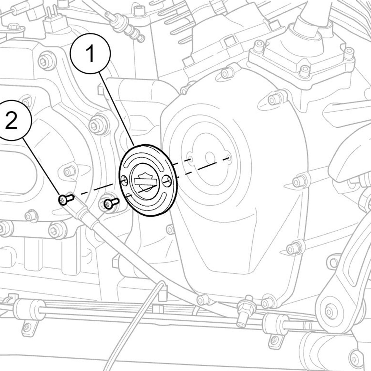 ウィリーG スカル タイマーカバークローム