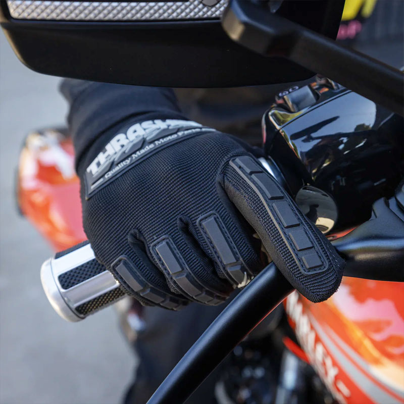 モト ステルスグローブ ブラック/グレー