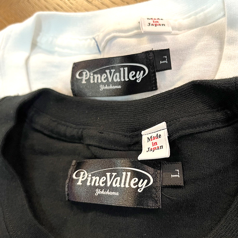 メカニック矢野プロデュース 純国産 ヘビーオンスTシャツ パインバレーロゴ ブラック