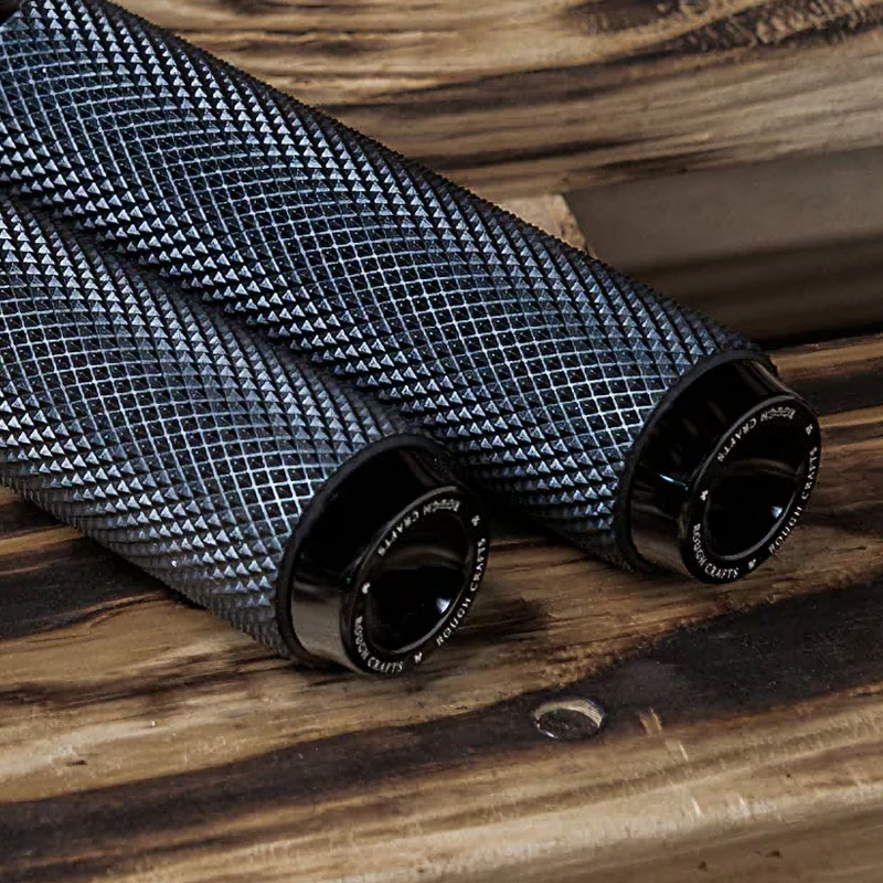 ローレット フットペグ ブラック