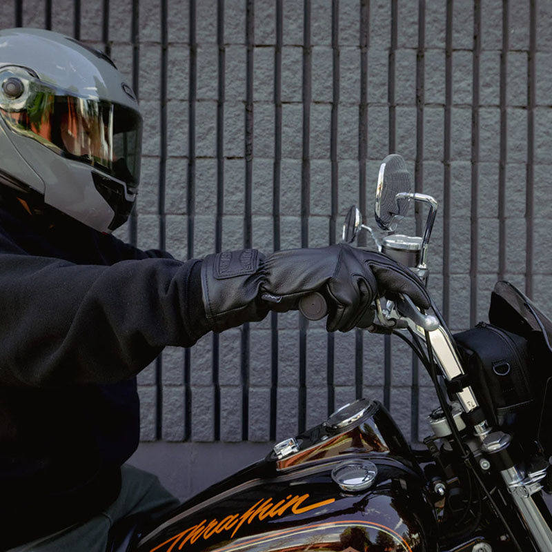 エース ローパー 防寒 レザーグローブ ブラック