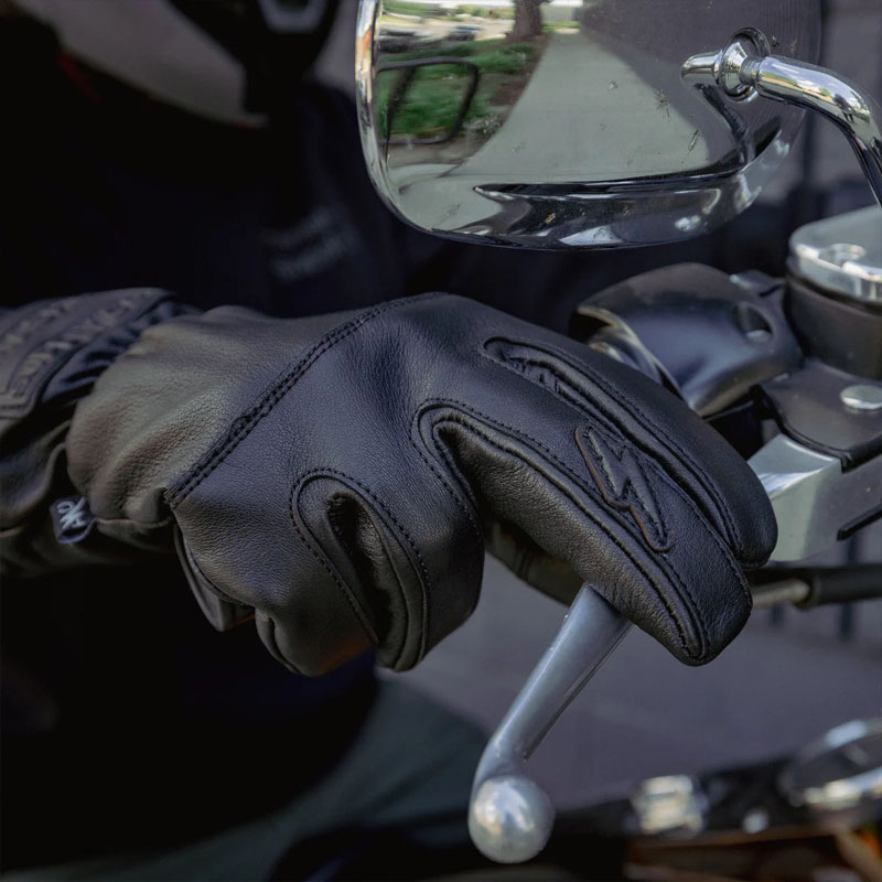エース ローパー 防寒 レザーグローブ ブラック