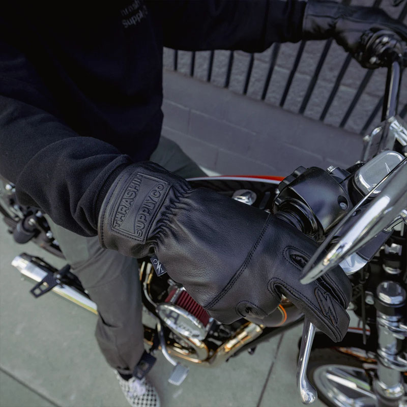 エース ローパー 防寒 レザーグローブ ブラック