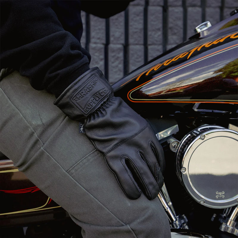 エース ローパー 防寒 レザーグローブ ブラック