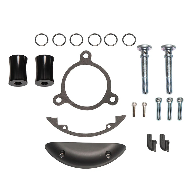 【クリスマスセール】エアクリーナー部品交換キット インバーテッド/メソッド/クリアティアー/サイドキックシリーズ用 クローム