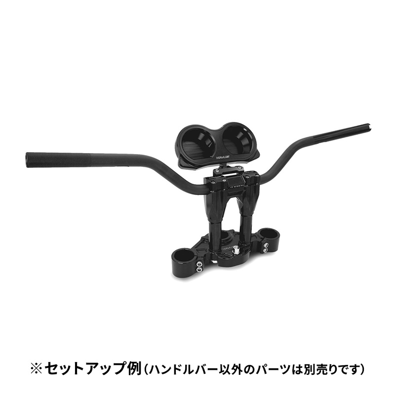 【クリスマスセール】ODI ポディウム Vツイン モト ハンドルバー 1インチ ブラック