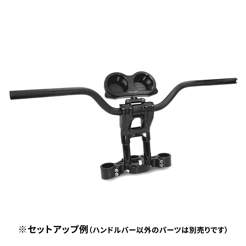 【クリスマスセール】ODI ポディウム Vツイン モト ハンドルバー 1インチ ブラック