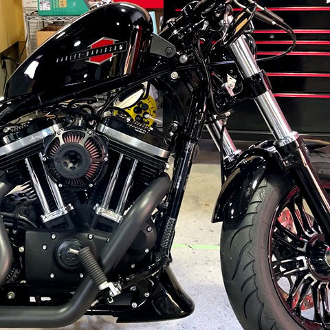 ハイマウント タンクリフトアップキット 2.5インチ/ブラックパウダーコート・ブラックハードウェア付き