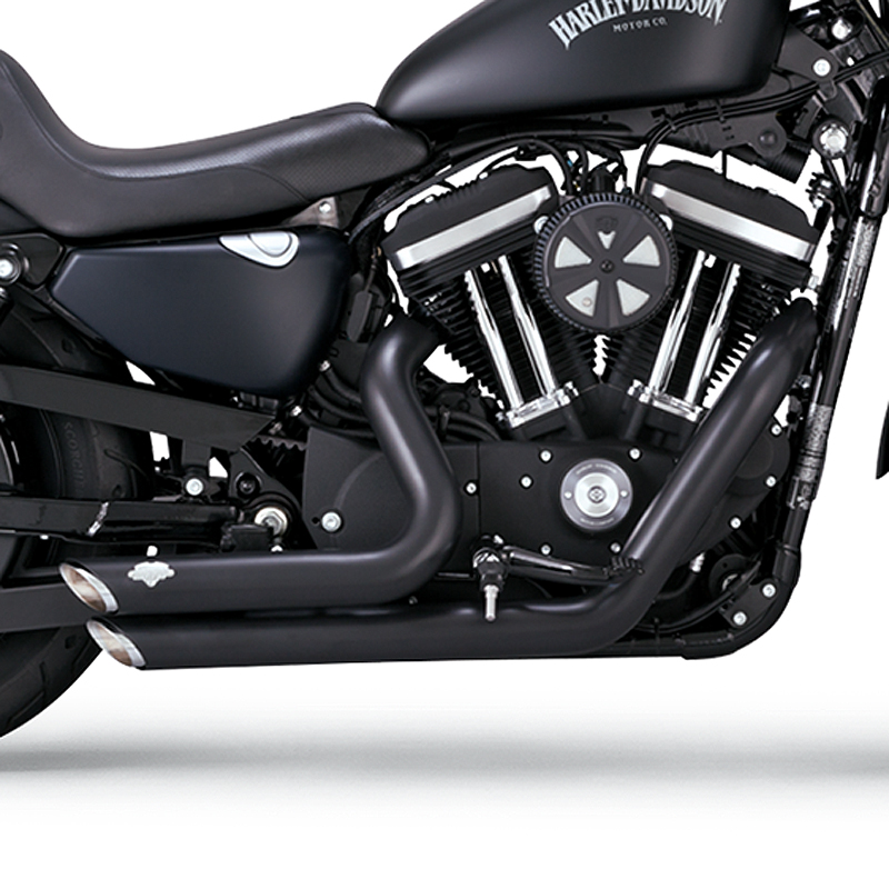 ショートショット スタッガード フルエキゾースト ブラック