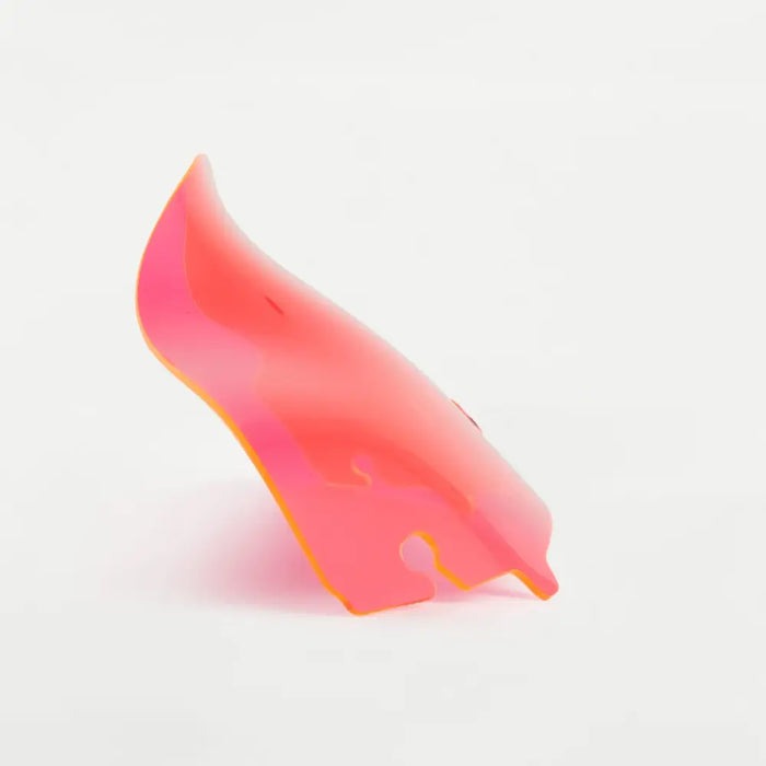 カラー フレア ウインドシールド 6.5インチ ピンクアイス