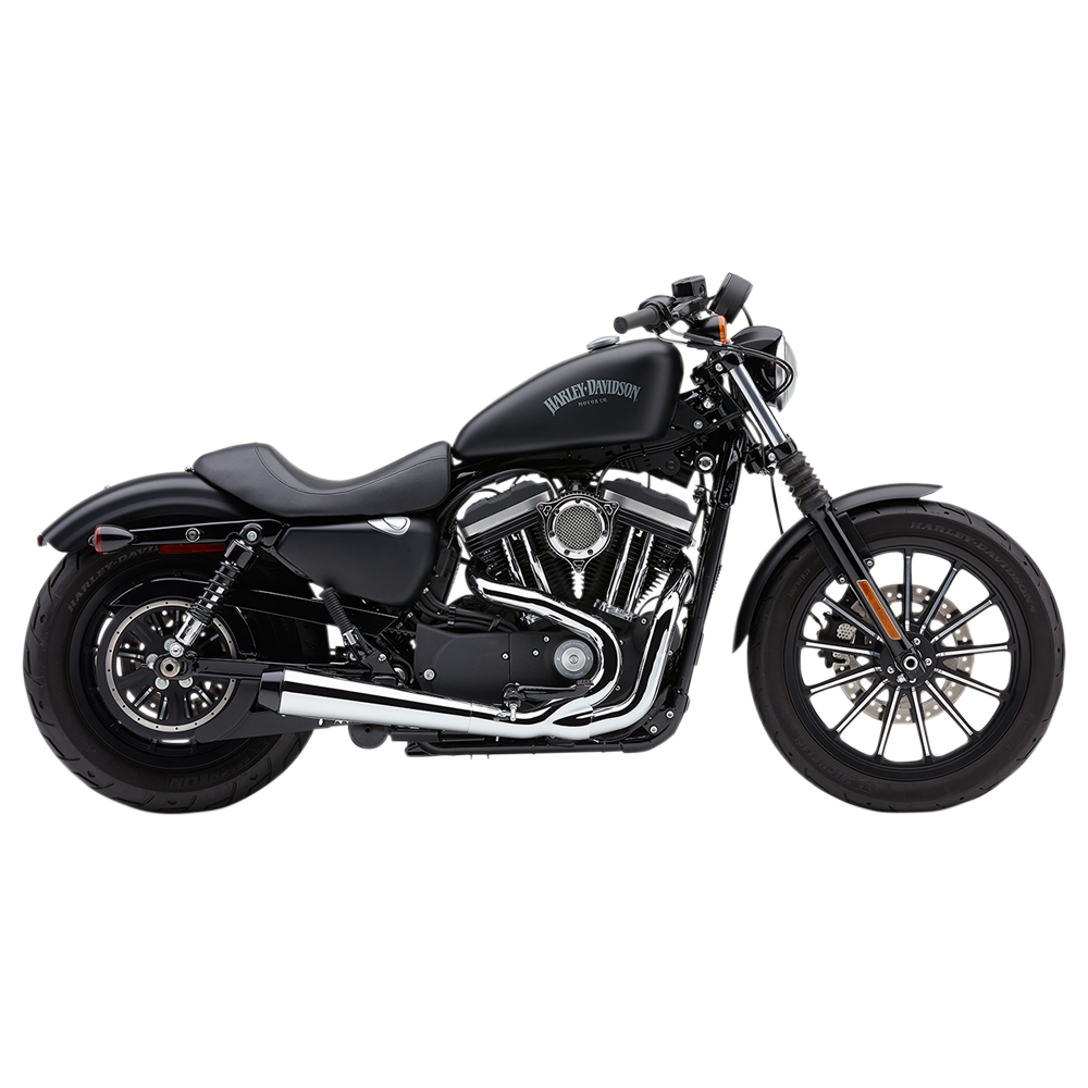 【12月限定セール】 ”エル ディアブロ” 2into1 フルエキゾーストマフラー クローム