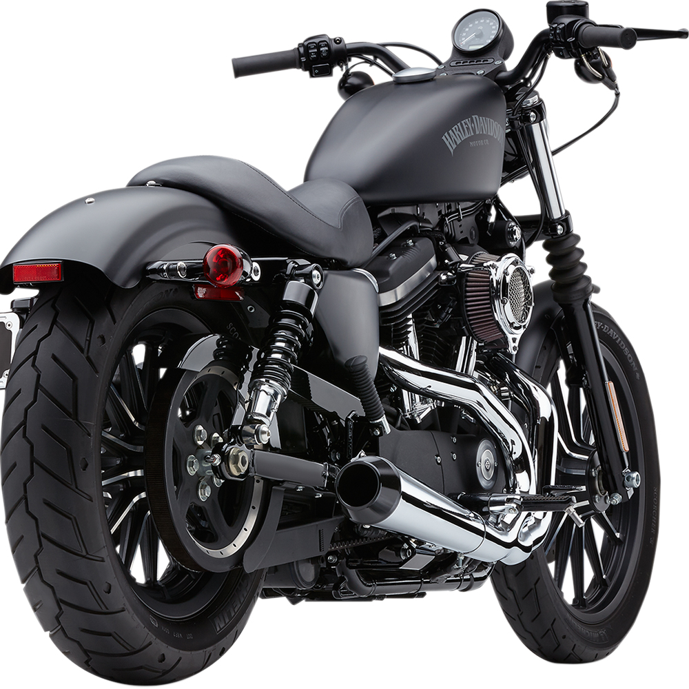 【12月限定セール】 ”エル ディアブロ” 2into1 フルエキゾーストマフラー クローム