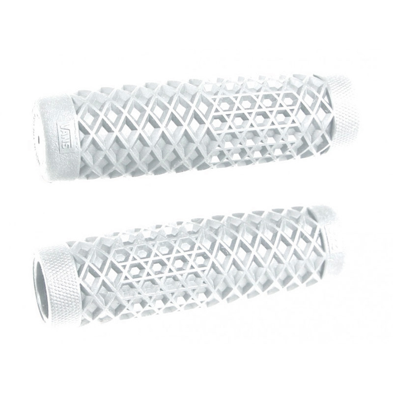 ヴァンズ×カルト ワッフルハンドルバー グリップセット ホワイト 1インチハンドル用 ODI