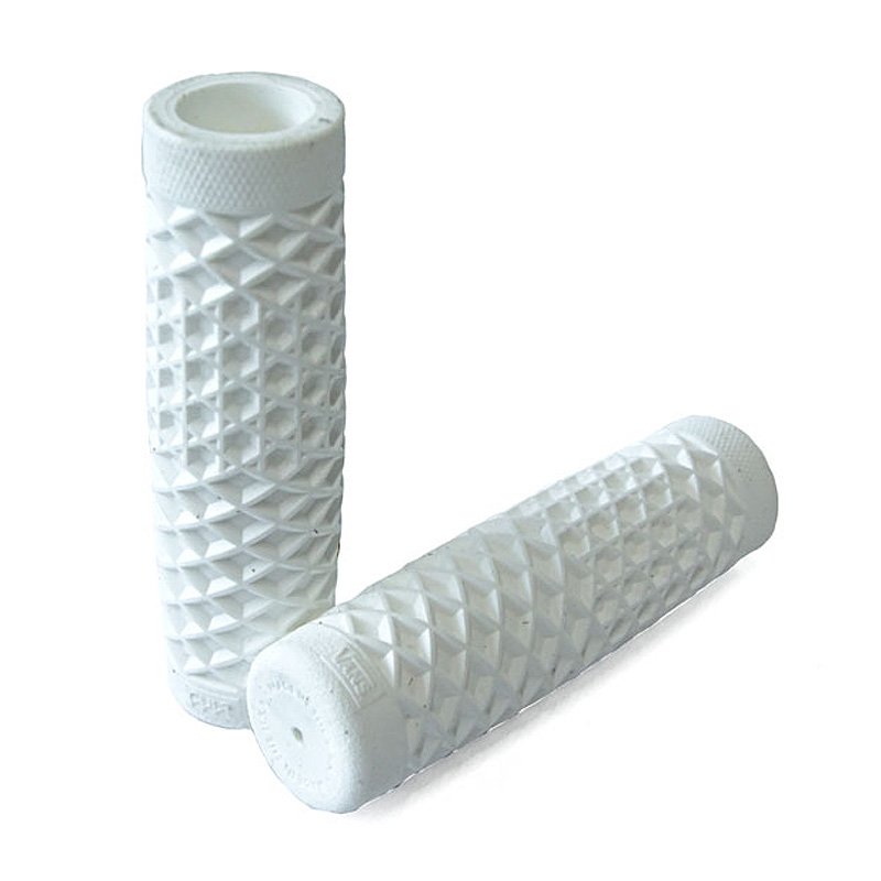 ヴァンズ×カルト ワッフルハンドルバー グリップセット ホワイト 1インチハンドル用 ODI