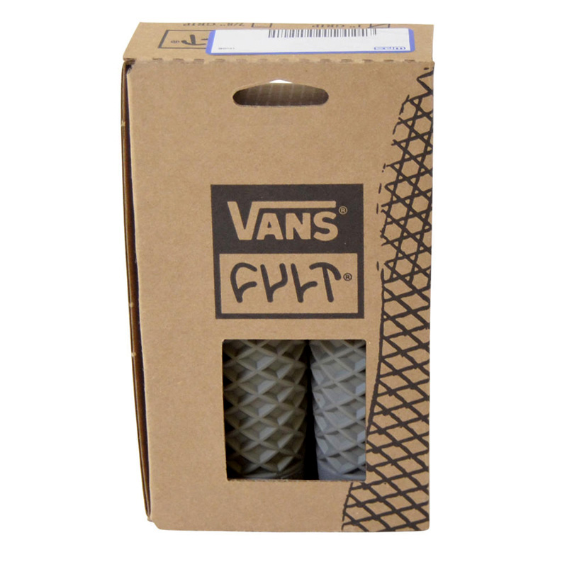 ヴァンズ×カルト ワッフルハンドルバー グリップセット グレー 1インチハンドル用 ODI