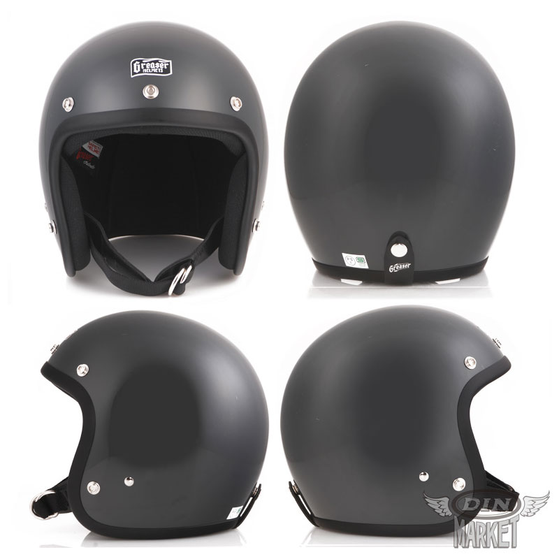 60'sプレーン ジェットヘルメット ガンシップグレー (SG規格)