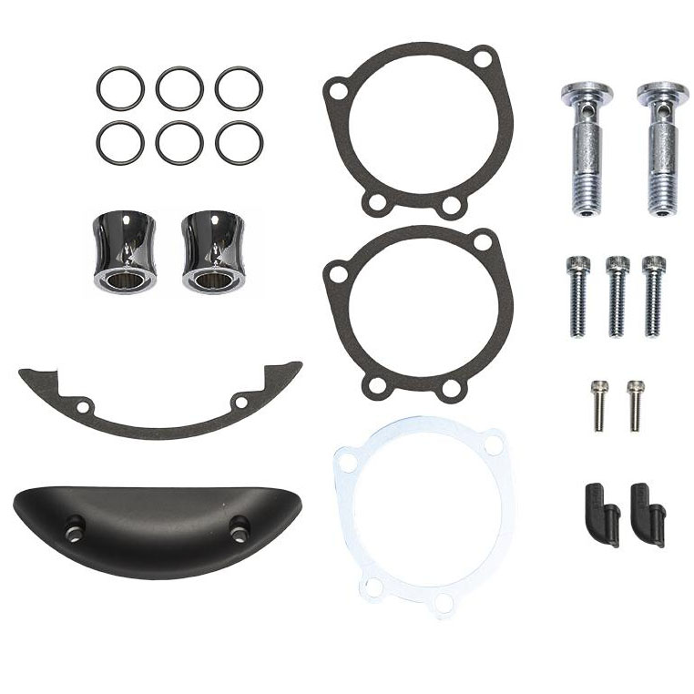 エアクリーナー部品交換キット ブラック インバーテッド/メソッド/クリアティア/サイドキックシリーズ用