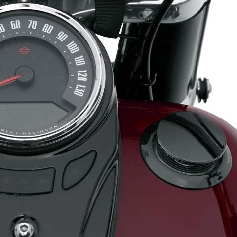 フラッシュマウント・フュエルキャップ グロスブラック