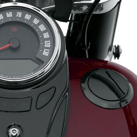 フラッシュマウント・フュエルキャップ グロスブラック