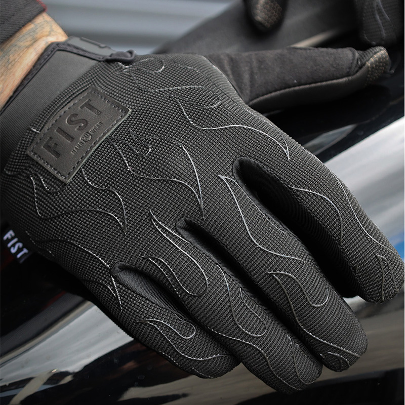 フィストハンドウェア ブラックフレイム モト ハイブリッド ロード グローブ