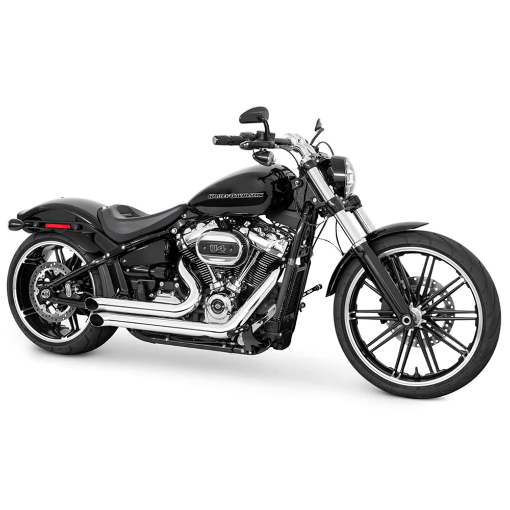 デクラレイション ターンアウト フルエキゾーストマフラー クローム