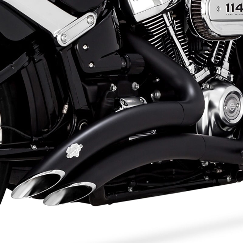 【クリスマスセール】【PCX高性能触媒搭載】 ビッグラディウス 2in2 フルエキゾーストマフラー ブラック