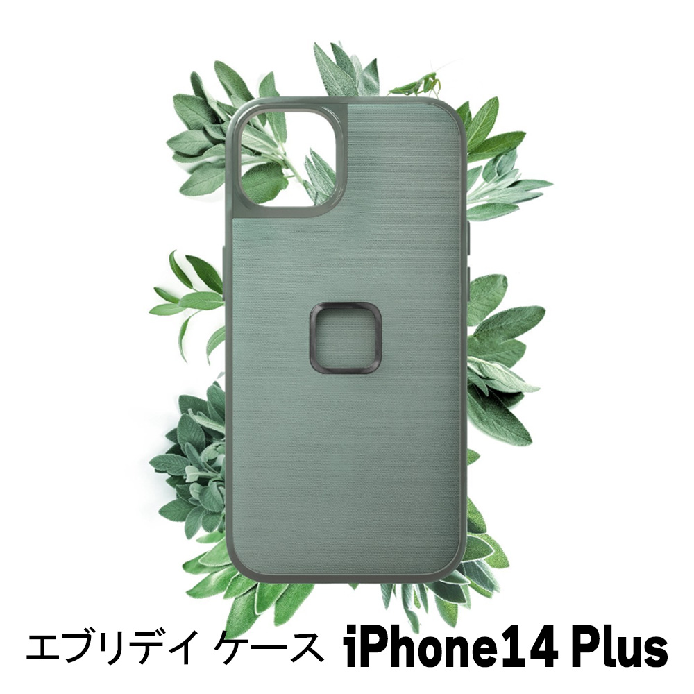 【12月限定セール】 【iPhone14 Plus】 エブリデイ スマホケース グリーン