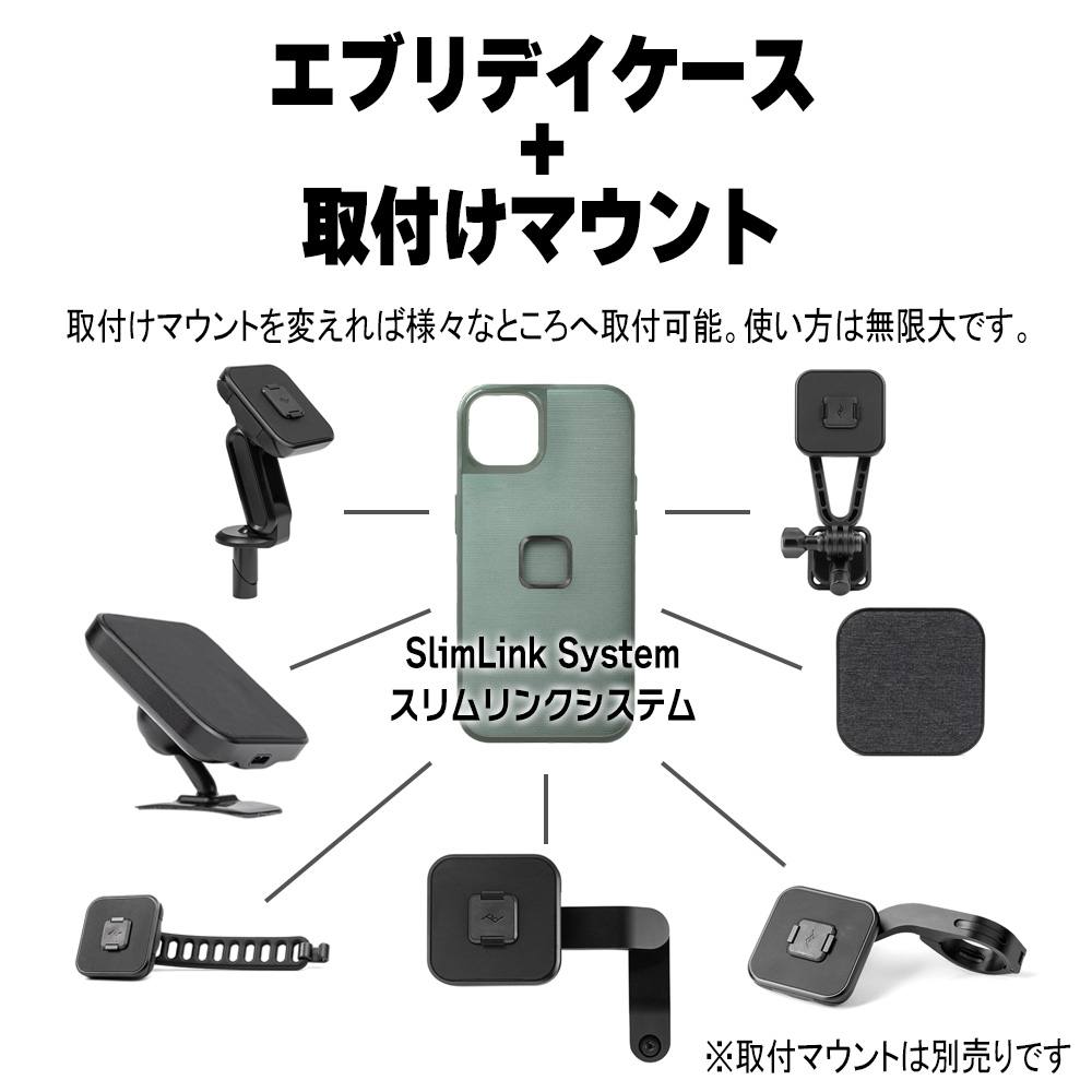 【12月限定セール】 【iPhone14 Plus】 エブリデイ スマホケース グリーン