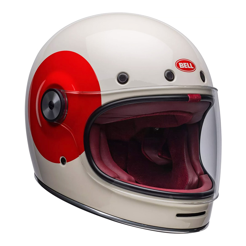 【12月限定セール】 ブリット フルフェイスヘルメット TT グロス ヴィンテージホワイト/オックスブラッド