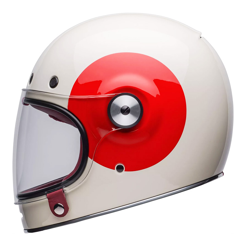 【12月限定セール】 ブリット フルフェイスヘルメット TT グロス ヴィンテージホワイト/オックスブラッド