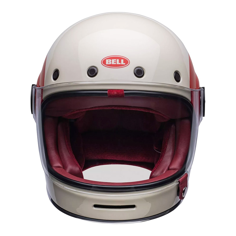 【12月限定セール】 ブリット フルフェイスヘルメット TT グロス ヴィンテージホワイト/オックスブラッド