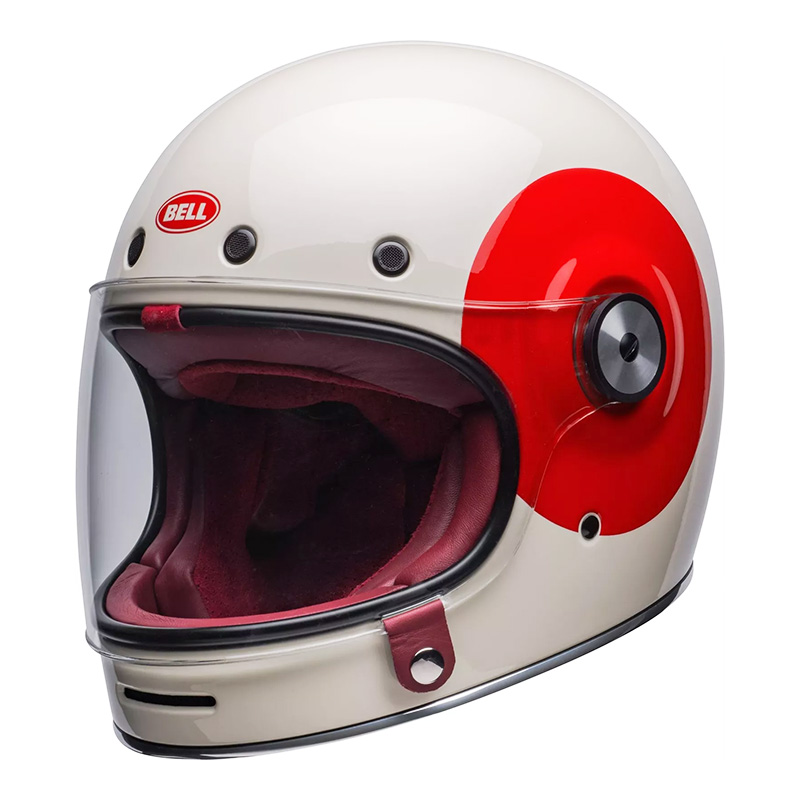 【12月限定セール】 ブリット フルフェイスヘルメット TT グロス ヴィンテージホワイト/オックスブラッド