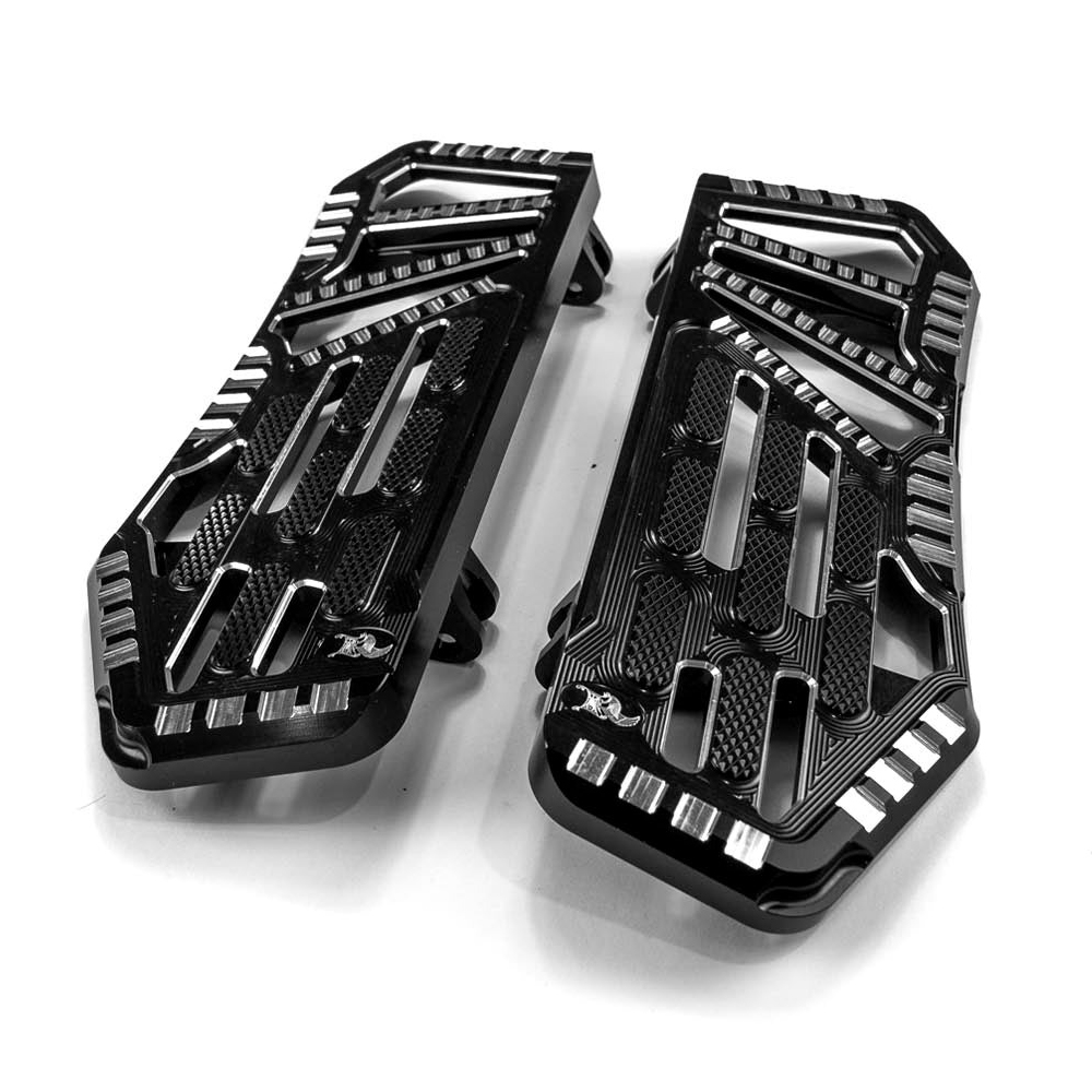 ネクストレベル フロアボード ブラック マシンカット