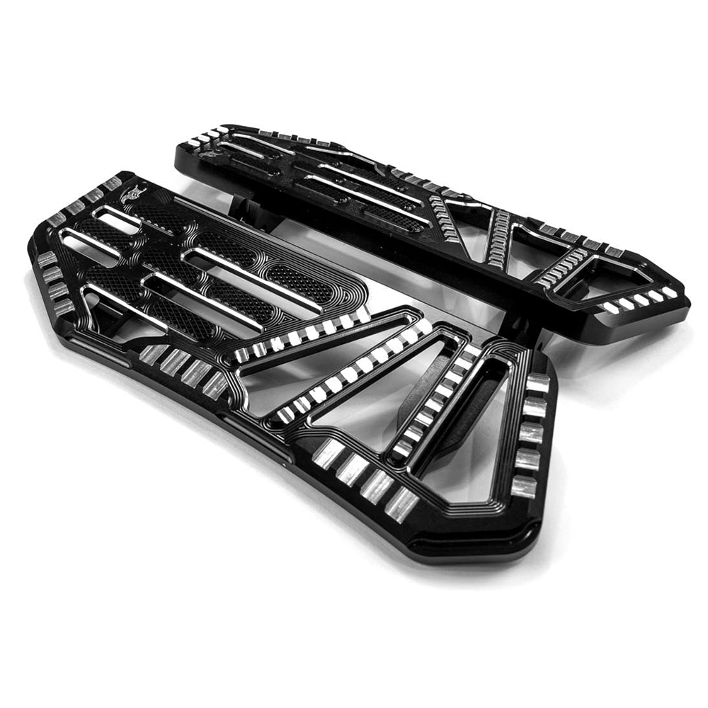 ネクストレベル フロアボード ブラック マシンカット