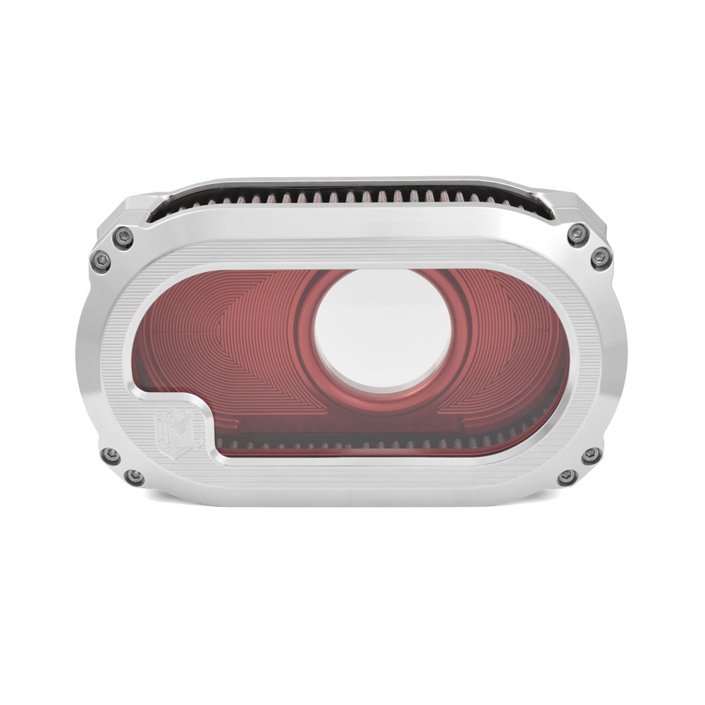 ネクストレベル NXT-03 エアークリーナーキット クリアウインドウタイプ マシンカット/レッド