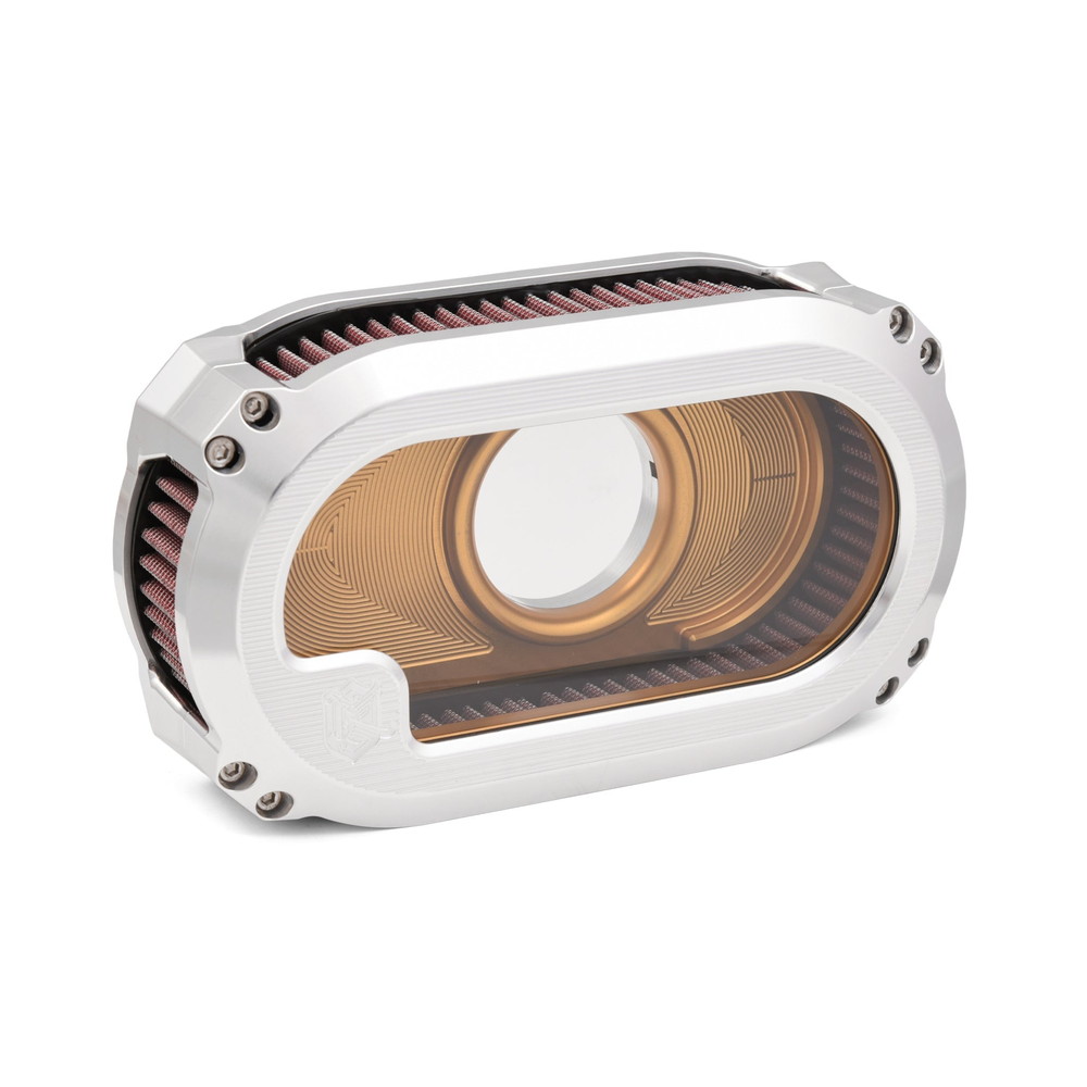 ネクストレベル NXT-03 エアークリーナーキット クリアウインドウタイプ マシンカット/ゴールド