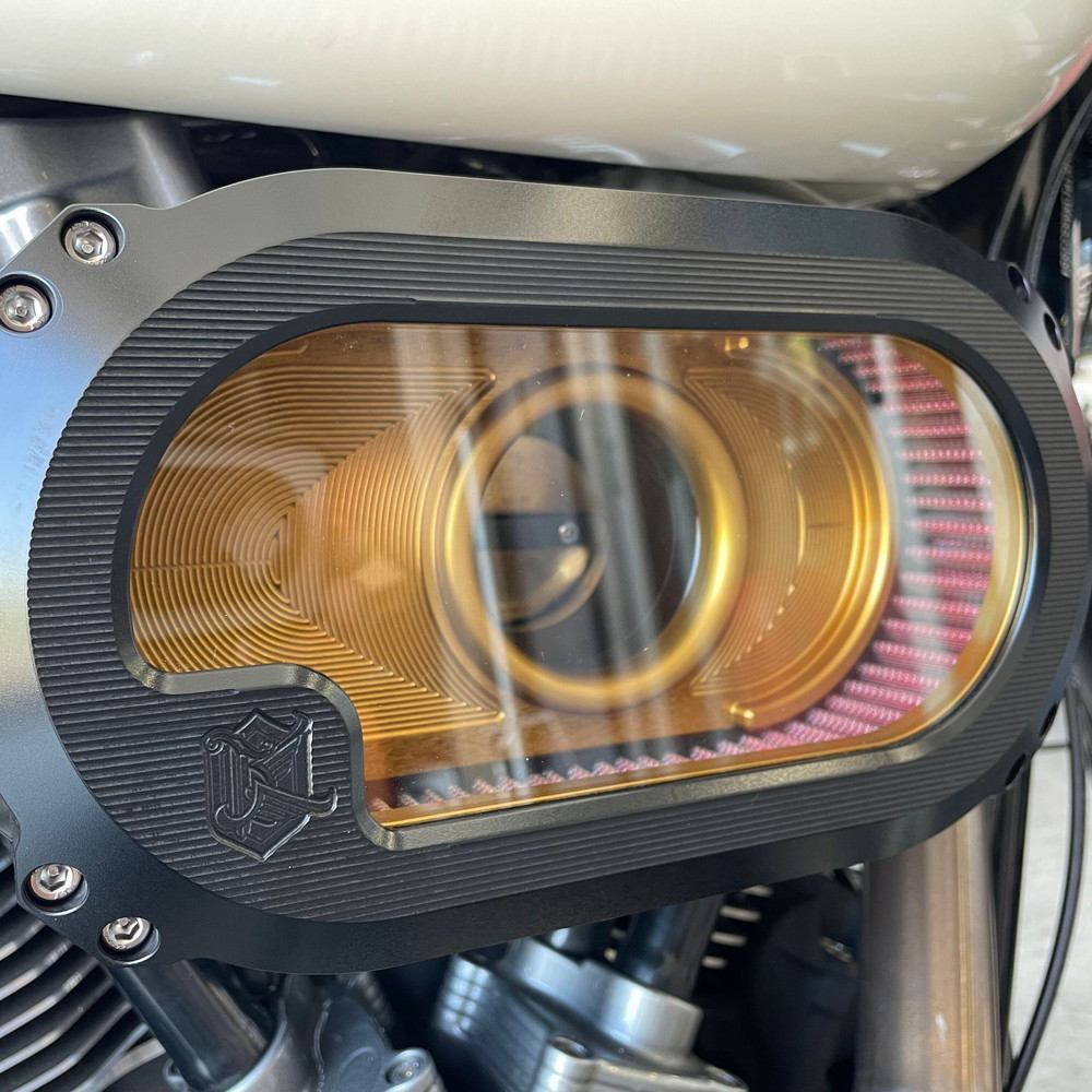 ネクストレベル NXT-03 エアークリーナーキット クリアウインドウタイプ ブラックアルマイト/ゴールド