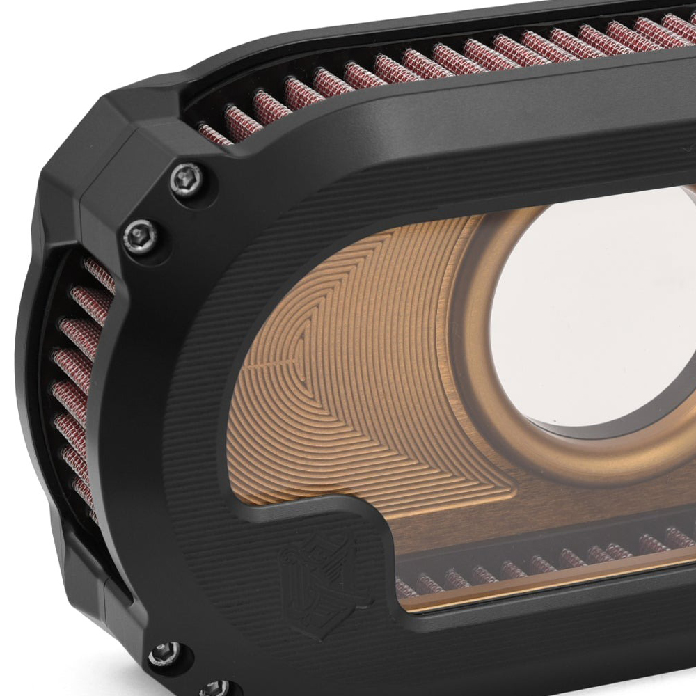 ネクストレベル NXT-03 エアークリーナーキット クリアウインドウタイプ ブラックアルマイト/ゴールド