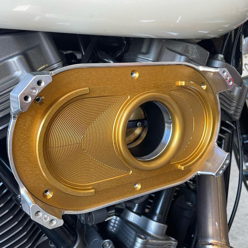 ネクストレベル NXT-03 エアークリーナーキット クリアウインドウタイプ マシンカット/ゴールド